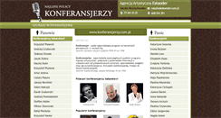 Desktop Screenshot of konferansjerzy.com.pl