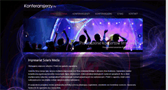 Desktop Screenshot of konferansjerzy.tv