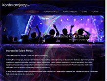 Tablet Screenshot of konferansjerzy.tv